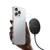 Incarcator wireless Mcdodo Incarcator Wireless Moon Series (CH-4360), Magnetic, 15W, Ultra-thin Design, negru