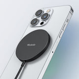 Incarcator wireless Mcdodo Incarcator Wireless Moon Series (CH-4360), Magnetic, 15W, Ultra-thin Design, negru