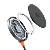 Incarcator wireless Mcdodo Incarcator Wireless MagQ (CH-2860), Magnetic, 15W, Qi2, MSC Chip, negru