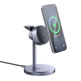 Incarcator wireless Mcdodo Negru Swan Series (CH-2462), cu Incarcator retea, Magnetic, pentru Apple, 22.5W, Qi2, negru