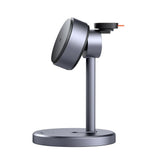 Incarcator wireless Mcdodo Negru Swan Series (CH-2462), cu Incarcator retea, Magnetic, pentru Apple, 22.5W, Qi2, negru