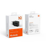 Incarcator retea Mcdodo Hydrogen Series (CH-1951), Dual Port, 20W, Incarcare rapidar, Fireproof PC, negru