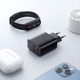 Incarcator retea Mcdodo (CH-0921), Dual Port, 33W, Incarcare rapidar, Fireproof PC, negru