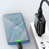 Incarcator retea Mcdodo Chocolate Series (CH-7170), USB-C/A, 20W, Afisaj digital, PD + QC, negru