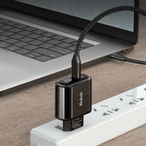 Incarcator retea Mcdodo Chocolate Series (CH-7170), USB-C/A, 20W, Afisaj digital, PD + QC, negru