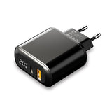 Incarcator retea Mcdodo Chocolate Series (CH-7170), USB-C/A, 20W, Afisaj digital, PD + QC, negru