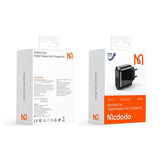 Incarcator retea Mcdodo Chocolate Series (CH-7170), USB-C/A, 20W, Afisaj digital, PD + QC, negru