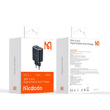 Incarcator retea Mcdodo (CH-2180), 2x USB-C, 1x USB-A, 30W, Incarcare rapidar, Afisaj digital, negru