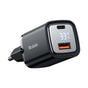 Incarcator retea Mcdodo Graphite Series (CH-1701), USB-A, USB-C, 33W, Incarcare rapidar, Afisaj digital, negru