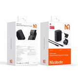 Adaptor pentru Calatorie Mcdodo Mecha Series (CH-8442), Cable Included, UK/US/EU Plugs, 65W, 2x Type-C, USB-A, Negru
