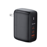 Adaptor pentru Calatorie Mcdodo Mecha Series (CH-8442), Cable Included, UK/US/EU Plugs, 65W, 2x Type-C, USB-A, Negru