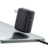 Adaptor pentru Calatorie Mcdodo Mecha Series (CH-8442), Cable Included, UK/US/EU Plugs, 65W, 2x Type-C, USB-A, Negru
