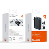 Adaptor pentru Calatorie Universal Mcdodo Nuc AR Power Series (CH-8101 Pro), UK/US/EU Plug, 2x Type-C, USB-A, 100W, GaN, Negru