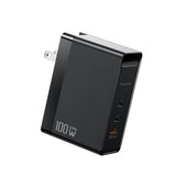 Adaptor pentru Calatorie Universal Mcdodo Nuc AR Power Series (CH-8101 Pro), UK/US/EU Plug, 2x Type-C, USB-A, 100W, GaN, Negru