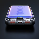Baterie externa Mcdodo (MC-4220), Type-C + 2x USB-A Ports, 10000mAh, 22.5W, Afisaj LED, negru