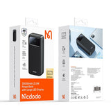 Baterie externa Mcdodo (MC-4240), Type-C + 2x USB-A Ports, 30000mAh, 22.5W, Afisaj LED, negru