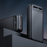 Baterie externa Mcdodo Star Series (MC-3891), USB-C + 2x USB, 20000mAh, 22.5W, Afisaj digital, negru