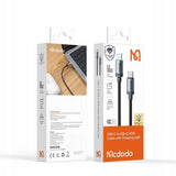 Cablu Mcdodo de date (CA-4410), USB-C to USB-C, Nylon Braided, Aliaj aluminiu, PD60W, 1m, negru