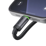 Cablu Mcdodo de date (CA-4410), USB-C to USB-C, Nylon Braided, Aliaj aluminiu, PD60W, 1m, negru