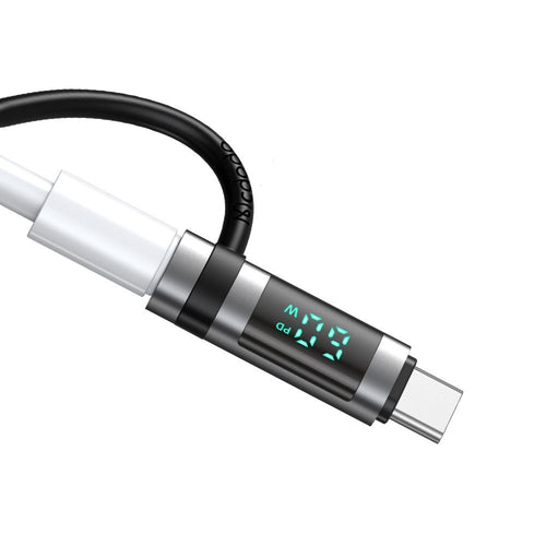 Adaptor Mcdodo Adapter Pigeon Series (OT-0180), Silicone Hook, Aluminium Alloy, Lightning to USB-C, 60W