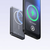Baterie externa Mcdodo Magnetic Meta Series (MC-4651), 10000mAh, 20W, Ultra-Thin Design, gri