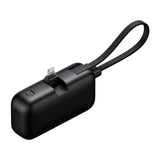 Baterie externa Mcdodo FreeKit Series (MC-7800), cu Integrat Cable & Connector Lightning, 5000mAh, 22.5W, negru