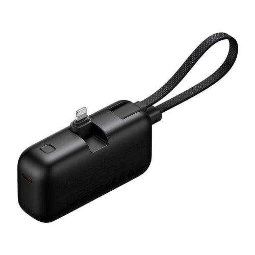 Baterie externa Mcdodo FreeKit Series (MC-7800), cu Integrat Cable & Connector Lightning, 5000mAh, 22.5W, negru