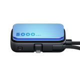 Baterie externa Mcdodo FreeKit Series (MC-7800), cu Integrat Cable & Connector Lightning, 5000mAh, 22.5W, negru