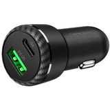 Incarcator auto Mcdodo (CC-5970), Dual Port, Incarcare rapida, 38W, Smart IC, Fire Retardant Material, negru