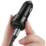 Incarcator auto Mcdodo (CC-5970), Dual Port, Incarcare rapida, 38W, Smart IC, Fire Retardant Material, negru
