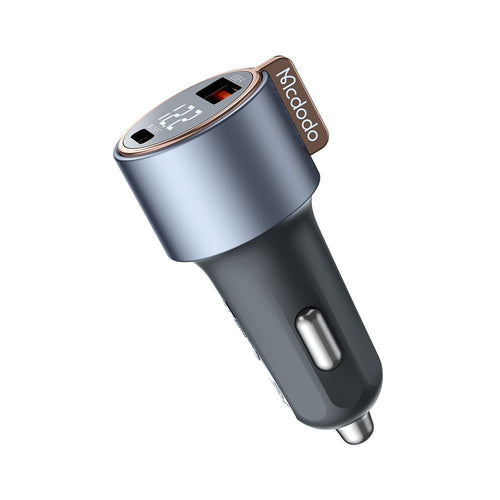 Incarcator auto Mcdodo Venus Series (CC-3690), Dual Port, Incarcare rapidar, PD75W, Afisaj digital, 12-24V, negru