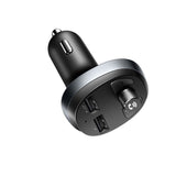 Modulator FM Mcdodo cu Incarcator auto (CC-6880), 2x USB-A, cu Afisaj LED, 2.1A, negru