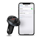 Modulator FM Mcdodo cu Incarcator auto (CC-6880), 2x USB-A, cu Afisaj LED, 2.1A, negru