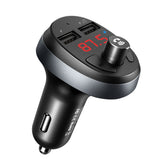 Modulator FM Mcdodo cu Incarcator auto (CC-6880), 2x USB-A, cu Afisaj LED, 2.1A, negru