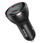 Incarcator auto Mcdodo (CC-5670), Dual Port, 95W, Incarcare rapida, Smart LED Afisaj digital, negru