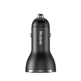 Incarcator auto Mcdodo (CC-5670), Dual Port, 95W, Incarcare rapida, Smart LED Afisaj digital, negru