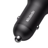 Incarcator auto Mcdodo (CC-5670), Dual Port, 95W, Incarcare rapida, Smart LED Afisaj digital, negru