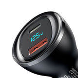 Incarcator auto Mcdodo (CC-5670), Dual Port, 95W, Incarcare rapida, Smart LED Afisaj digital, negru