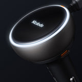 Incarcator auto Mcdodo (CC-4850), cu USB-C Retractabil Cable, 80W, Dual Port, Indicator Light Ring, 80cm, negru