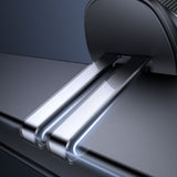 Suport auto Mcdodo cu Incarcare Wireless (CH-3000), pentru Grila ventilatie, 15W, Dual Magnetic Coils, Integrat Retractabil Cablu, negru