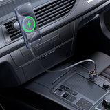 Suport auto Mcdodo cu incarcare wireless (CH-0091), pentru Grila ventilatie, 15W, Qi2, Integrat Retractabil Cable, auriu