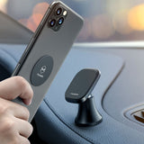 Suport auto Mcdodo Magnetic (CM-8490), pentru Bord, 360° Rotation, Super Strong Adhesion, Aluminium Alloy, negru