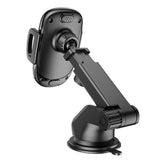 Suport auto Borofone Windy (BH53), cu Ventuza, pentru Bord/Parbriz, 4.5-6.7 Telefon, negru