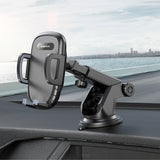 Suport auto Borofone Windy (BH53), cu Ventuza, pentru Bord/Parbriz, 4.5-6.7 Telefon, negru