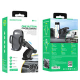 Suport auto Borofone Windy (BH53), cu Ventuza, pentru Bord/Parbriz, 4.5-6.7 Telefon, negru