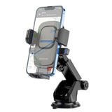 Suport auto Borofone Dainty (BH60), cu Ventuza, pentru Bord/Parbriz, 4.5-7 Telefon, negru