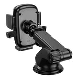 Suport auto Borofone Dainty (BH60), cu Ventuza, pentru Bord/Parbriz, 4.5-7 Telefon, negru