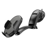 Suport auto Borofone Charm (BH73), cu Ventuza, pentru Bord/Parbriz, 360A° Adjust, Universal, Telescopic Brat, negru