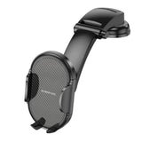 Suport auto Borofone Charm (BH73), cu Ventuza, pentru Bord/Parbriz, 360A° Adjust, Universal, Telescopic Brat, negru