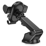 Suport auto Borofone Experience (BH85), cu Ventuza, pentru Bord/Parbriz, 360A° Adjust, Telescopic Brat, 4.7a€“7, negru